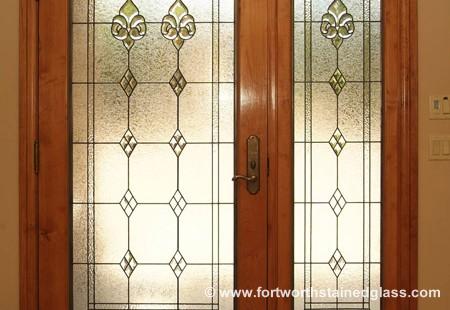 Fort Worth Stained Glass Interior Doors