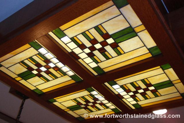 San Antonio Frank Lloyd Wright Stained Glass