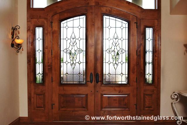 stained glass entryway doors fort worth